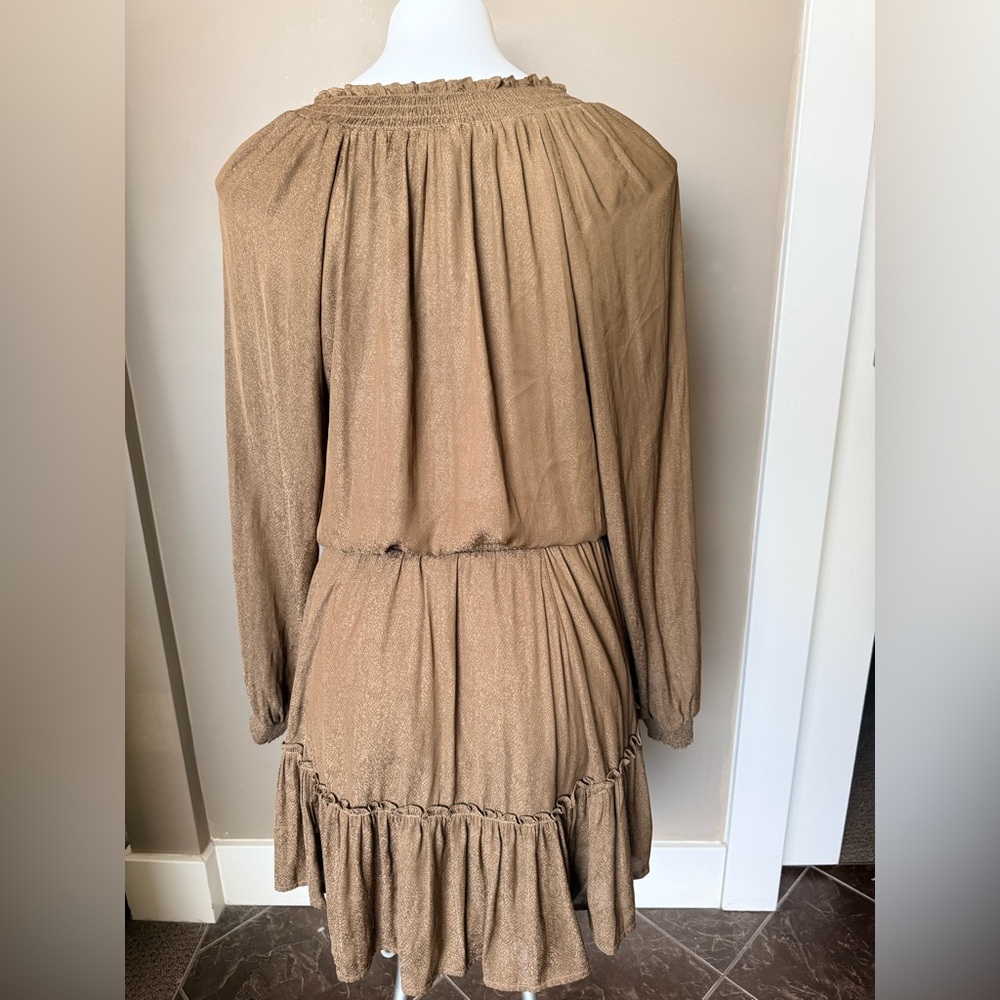 Like new. Gentle Fawn Brown Long Sleeve Dress - Picture 2 of 8